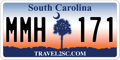 SC license plate MMH171