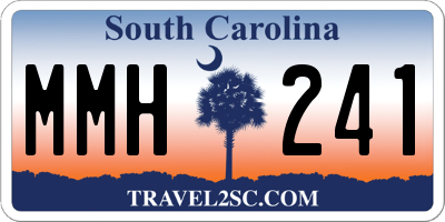 SC license plate MMH241
