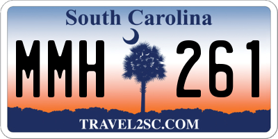 SC license plate MMH261