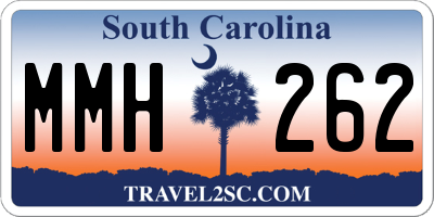 SC license plate MMH262
