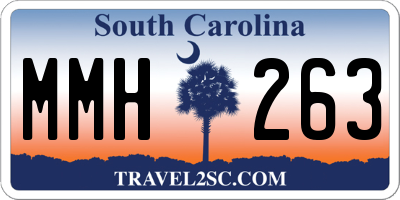 SC license plate MMH263