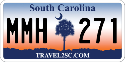 SC license plate MMH271