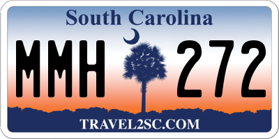 SC license plate MMH272