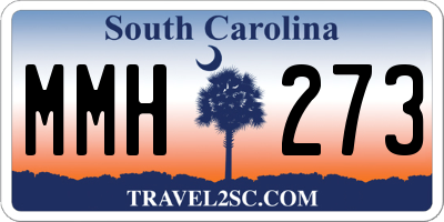 SC license plate MMH273