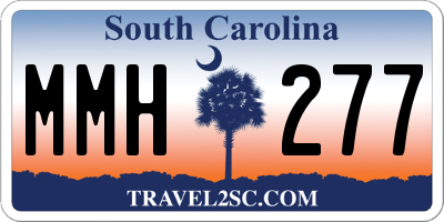 SC license plate MMH277