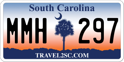 SC license plate MMH297