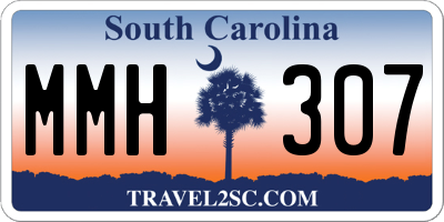 SC license plate MMH307