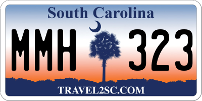 SC license plate MMH323