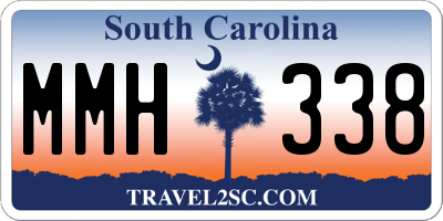 SC license plate MMH338