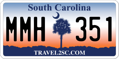 SC license plate MMH351