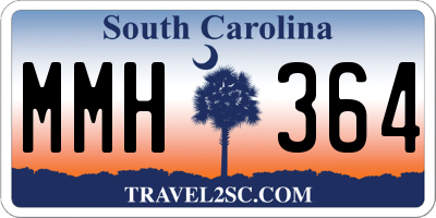 SC license plate MMH364