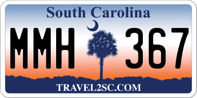 SC license plate MMH367