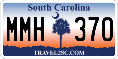 SC license plate MMH370