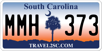 SC license plate MMH373