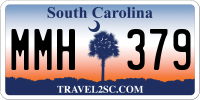 SC license plate MMH379