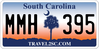 SC license plate MMH395