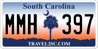 SC license plate MMH397
