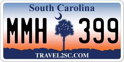 SC license plate MMH399