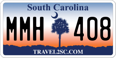 SC license plate MMH408