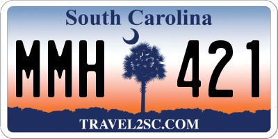 SC license plate MMH421