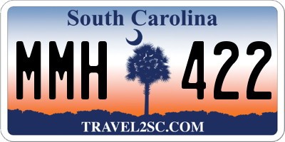 SC license plate MMH422