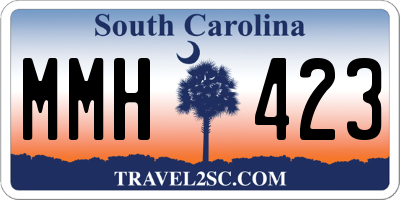 SC license plate MMH423