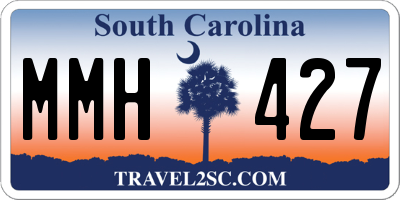 SC license plate MMH427