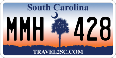 SC license plate MMH428