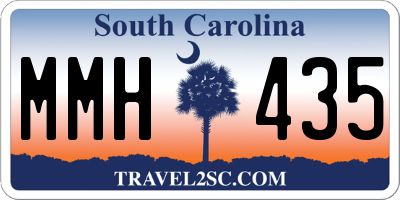 SC license plate MMH435