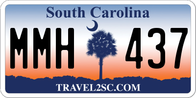 SC license plate MMH437