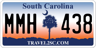 SC license plate MMH438