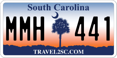 SC license plate MMH441