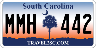 SC license plate MMH442