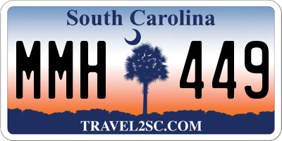 SC license plate MMH449
