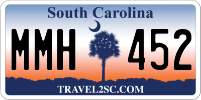 SC license plate MMH452