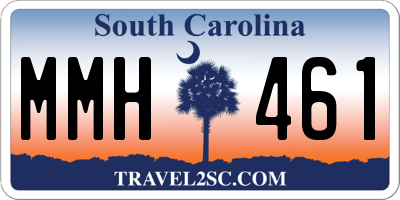 SC license plate MMH461