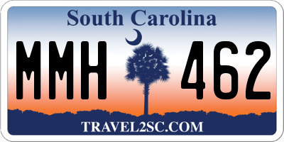 SC license plate MMH462