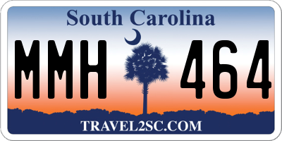 SC license plate MMH464