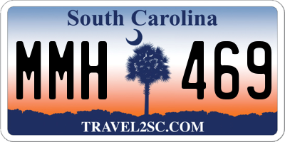 SC license plate MMH469