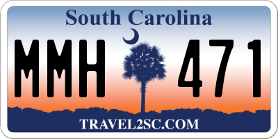 SC license plate MMH471
