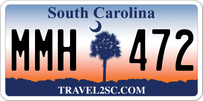 SC license plate MMH472