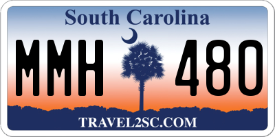 SC license plate MMH480