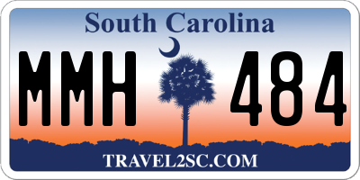 SC license plate MMH484