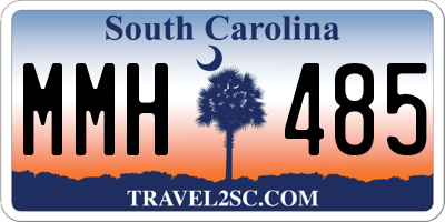 SC license plate MMH485