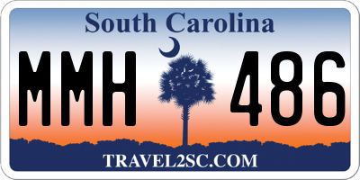SC license plate MMH486