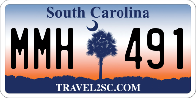 SC license plate MMH491