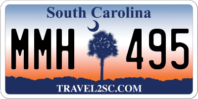 SC license plate MMH495