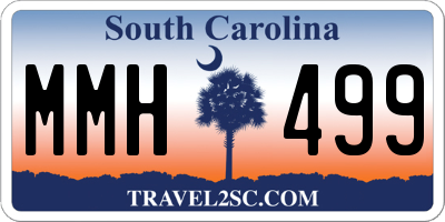 SC license plate MMH499