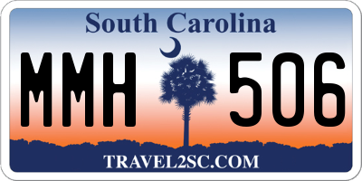 SC license plate MMH506
