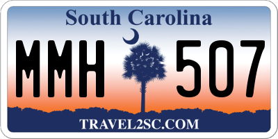 SC license plate MMH507